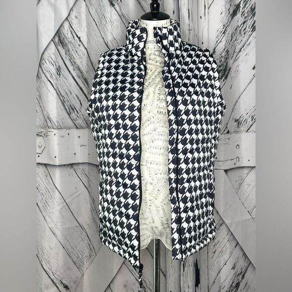 Jason Maxwell Cat Print Puffer Vest S - Picture 2 of 8